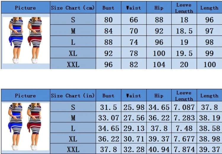 🍒Women knee length dress o-neck midi outfit striped casual bodycon beach wear clothing vacation beachwear Sunny Summer Stretchy Stripes