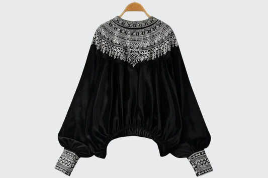 🍒Vintage velvet blouse women's velour shirt sequin clothing elasticated waist top Loose party occasion wear clothing Voted Velvet Varying Never