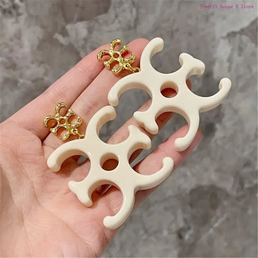 🍒Modern letter dangle drop earrings versatile for Any occasion cccessory for ttendy outfits resin jewellery black fasbion jewellery Send A Letter To Yourself