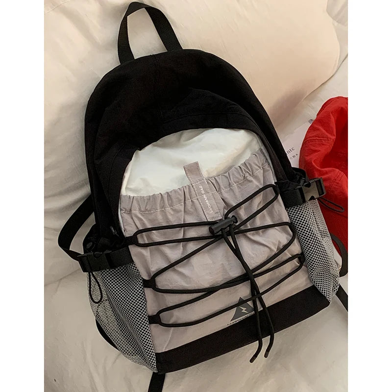 🍒Outdoor backpack for women fashion canvas hiking bag style casual large capacity travel bag student backpacks trendy bags Get This Back Packed