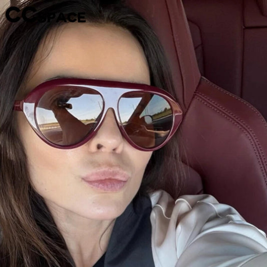 🍒Vintage designer flat top sunglasses pilot women unisex luxury sun glasses outdoor driving eyeglasses UV400 protection A Shade Of Cool