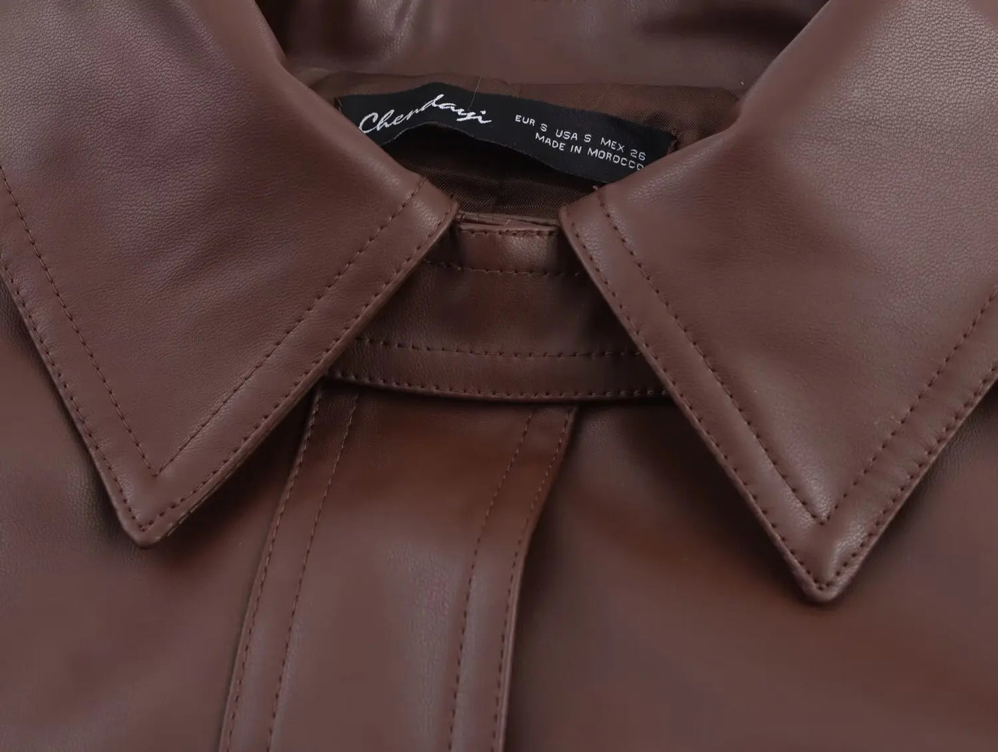🍒Faux leather short trench coat with belt spring fall fashion commuter jacket women stylish street coat smart casual outerwear Leather Looking Lavish