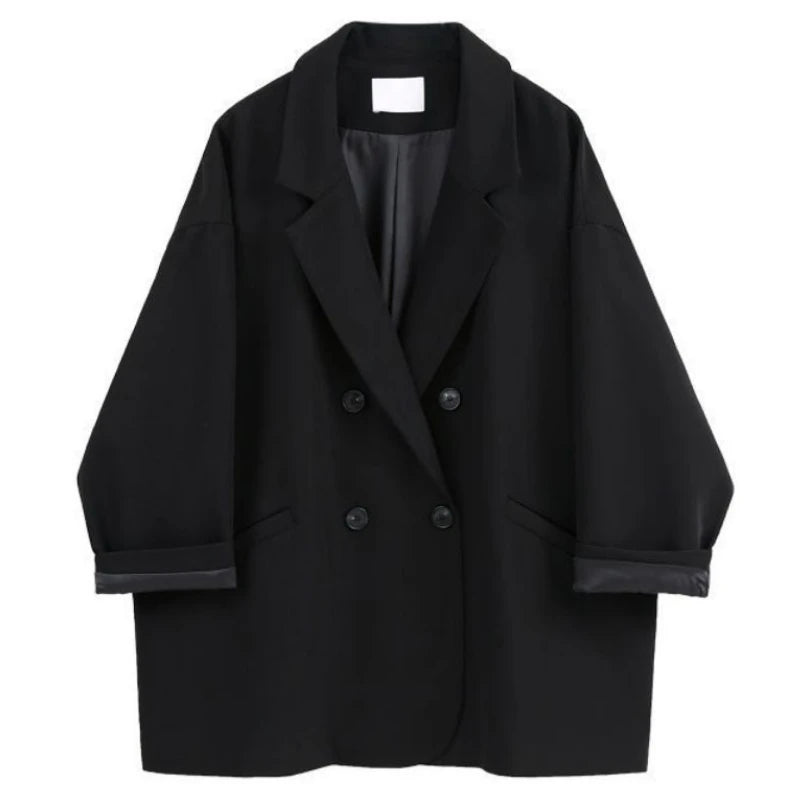 🍒Oversize blazer for womens suit jacket loose fit casual clothing street wear coat loose Jacket style solid fashion clothes Dont Overide A Staple Oversize