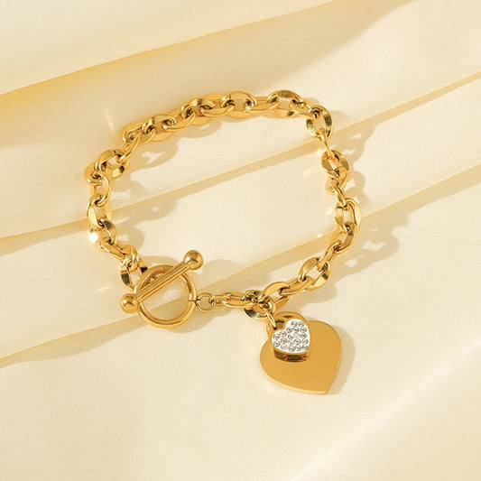 🍒Stainless steel star bracelet gold colour star charm moon starfish bracelet trendy wrist chain for women Jewellrey gifts party accessories FISH Out This STAR