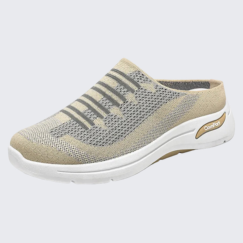 🍒Slip on trainer shoes casual comfort designer women’s footwear for holiday breathable slides non slip mesh mules light weight shoes  Support Sport