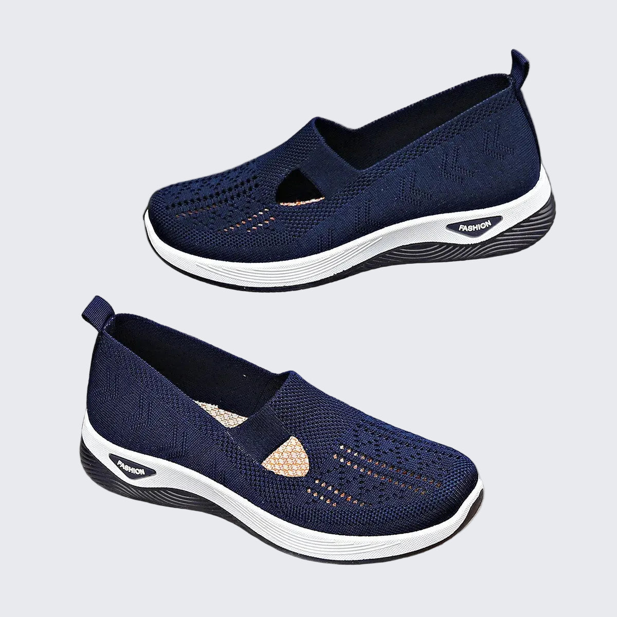 🍒Breathable comfortable shoes casual slip on shoes light weight mesh summer footwear for women rubber sole walking shoes Fashion Mesh-age