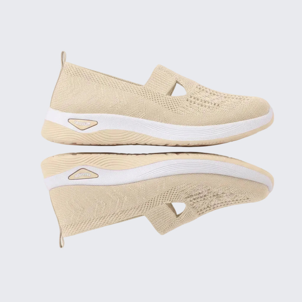🍒Breathable comfortable shoes casual slip on shoes light weight mesh summer footwear for women rubber sole walking shoes Fashion Mesh-age