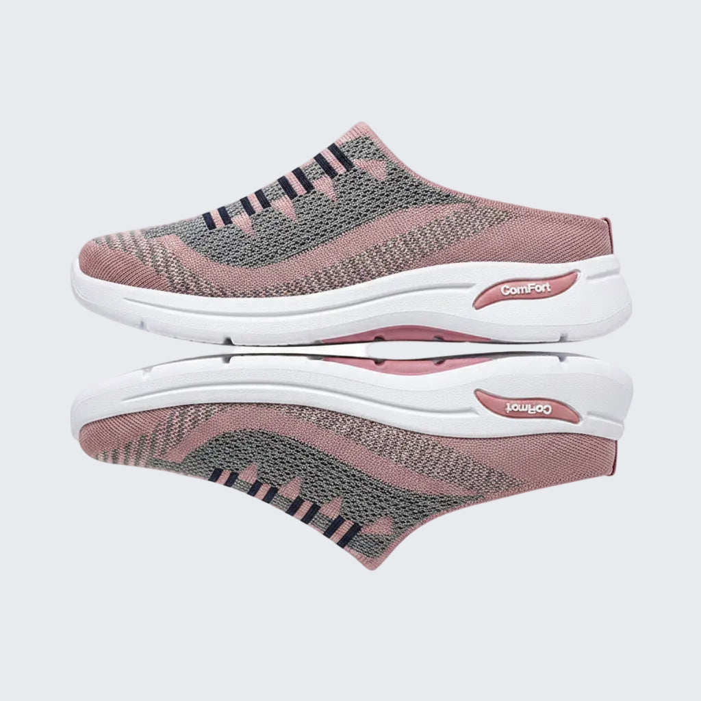 🍒Slip on trainer shoes casual comfort designer women’s footwear for holiday breathable slides non slip mesh mules light weight shoes  Support Sport