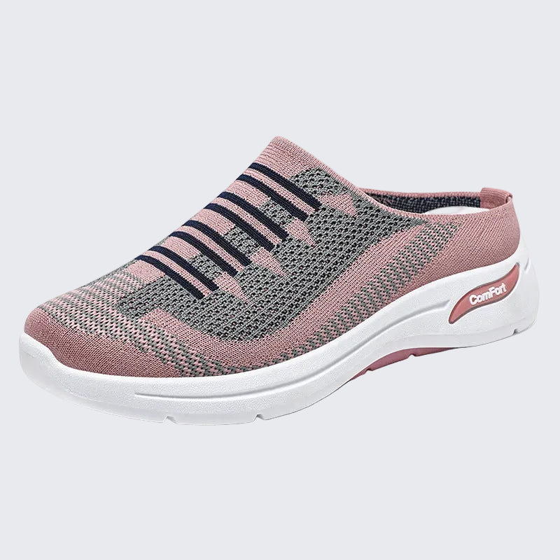 🍒Slip on trainer shoes casual comfort designer women’s footwear for holiday breathable slides non slip mesh mules light weight shoes  Support Sport