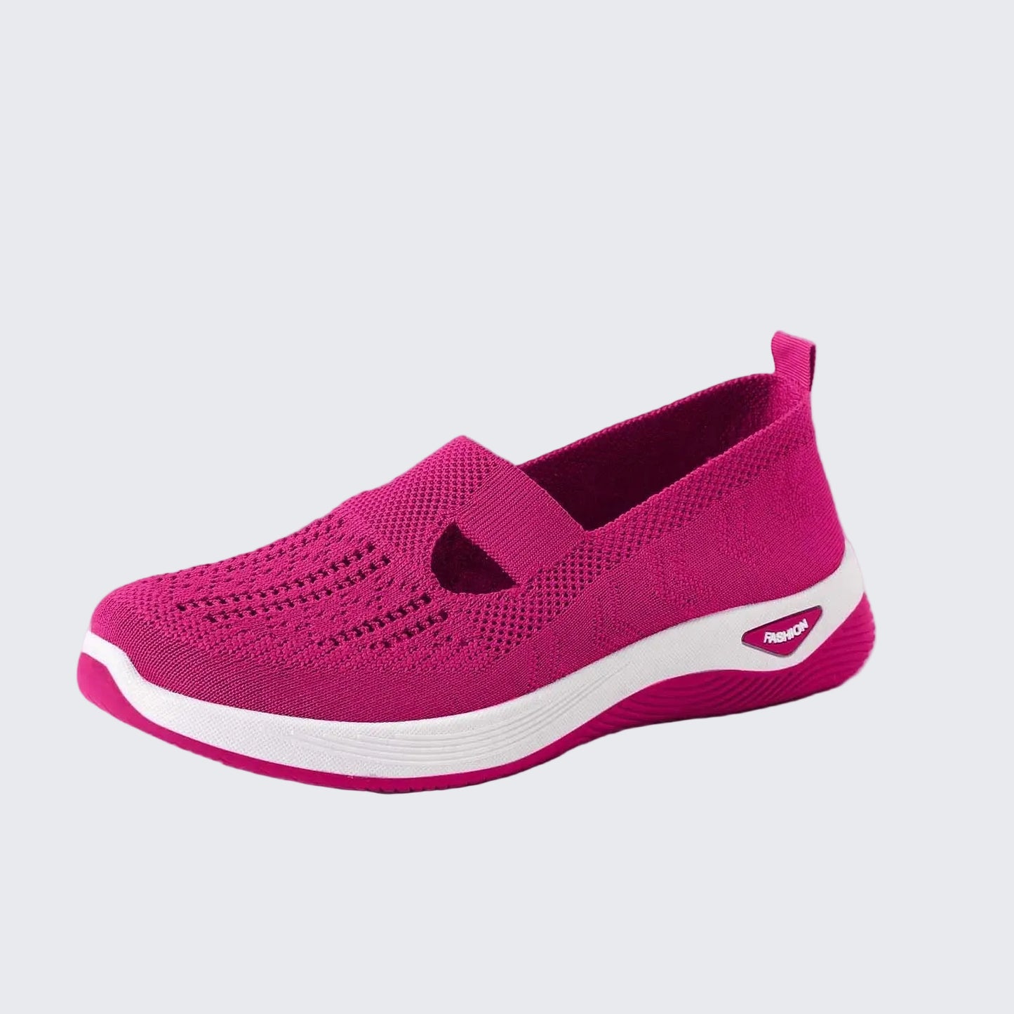 🍒Breathable comfortable shoes casual slip on shoes light weight mesh summer footwear for women rubber sole walking shoes Fashion Mesh-age