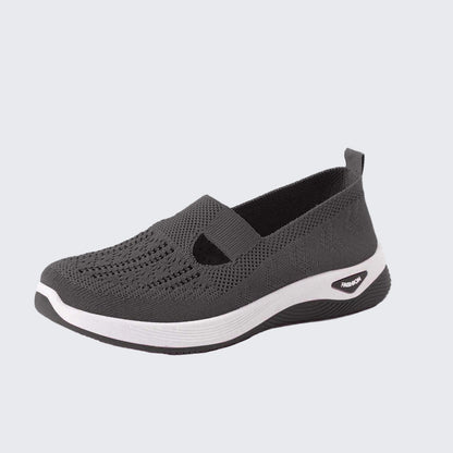 🍒Breathable comfortable shoes casual slip on shoes light weight mesh summer footwear for women rubber sole walking shoes Fashion Mesh-age