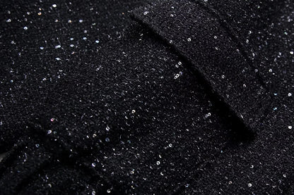 🍒Shine sequin jacket Y2k stand collar short coats for women long sleeve shiny outerwear autumn winter occassion party wear clothing Glisten In Glitz