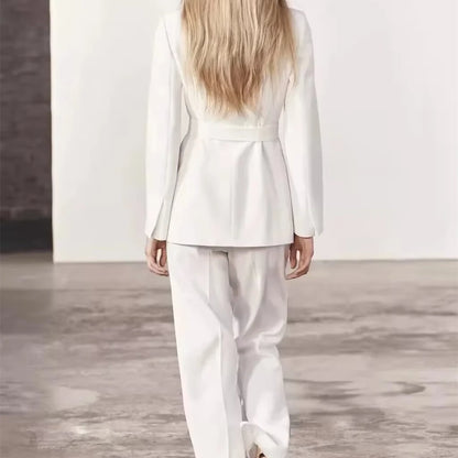 🍒Long sleeve lapel blazer belted jacket kimono style occasion wear smart casual clothing feminine fashion wear kim ono  Owns This You Can Too