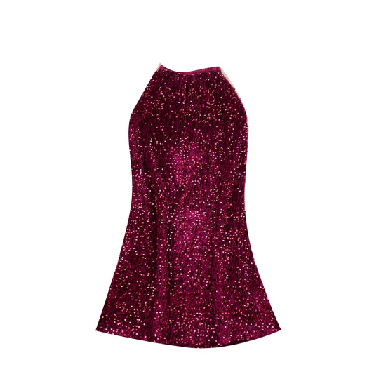 🍒Sequin tulip skirt fitted hip womens smart casual high waist elastic skirts feminine fashion party wear occasion fashion wear