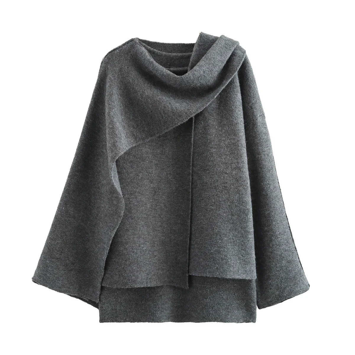 🍒Autumn winter womens fashion chic vintage cape coat long sleeve outerwear woven style smart casual jacket for women No HOPEing for this CAPE Just visit your basket