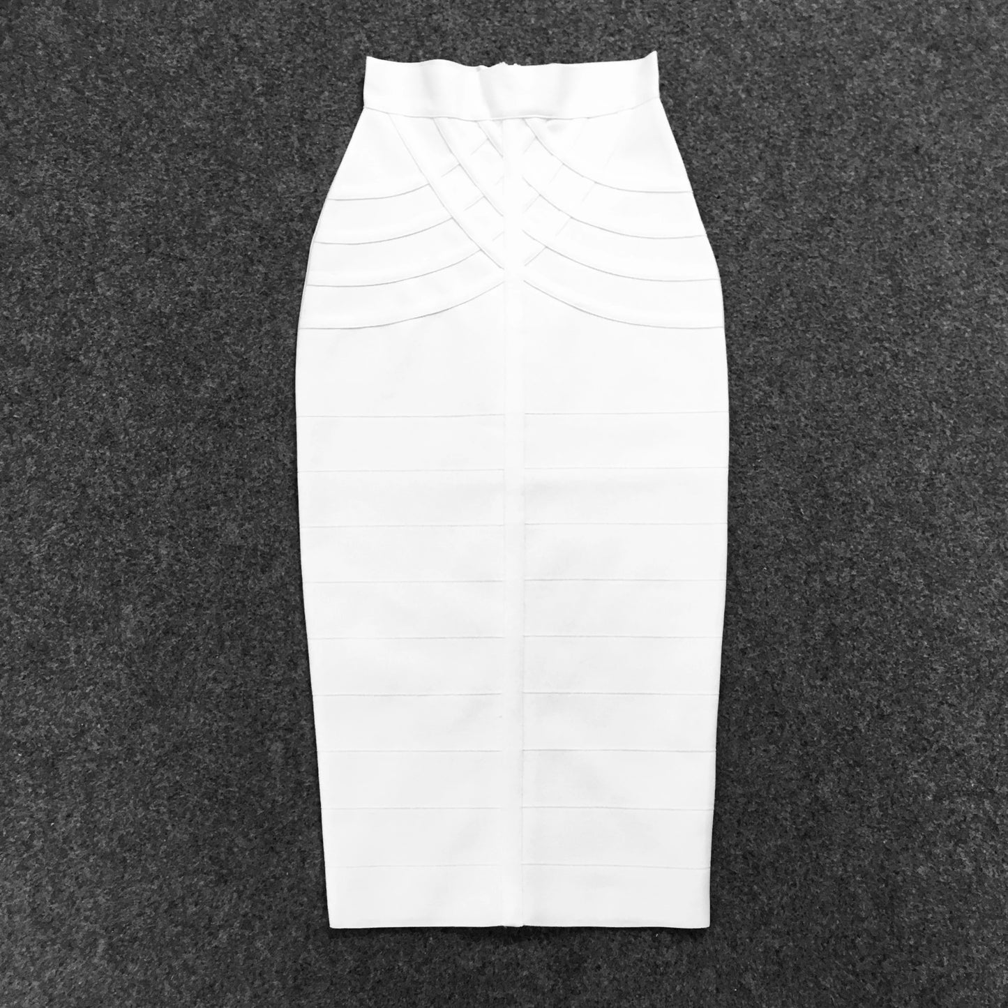 🍒Black bandage skirt fitted midi fashion for women vintage summer wear for ladies Clothes elasticated pencil skirt Pencil This One In
