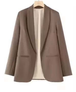 🍒Women's summer clothing elegant commuting jacket flourescent wear style ersatile casual suit jacket smart casual Illuminate In Luminous