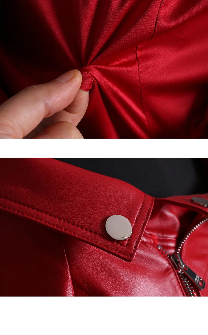 🍒Leather long dresses with side split for women slash neck red black pu outfit long sleeve shoulderless for occasions party wear club wear REDiculously Cool