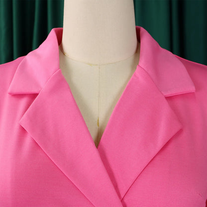 🍒High quality work dresses fit and flare women casual v-neck pleated outfit stretch fabric elegant office wear smart casual clothes Fit This Flare Into Your Wardrobe