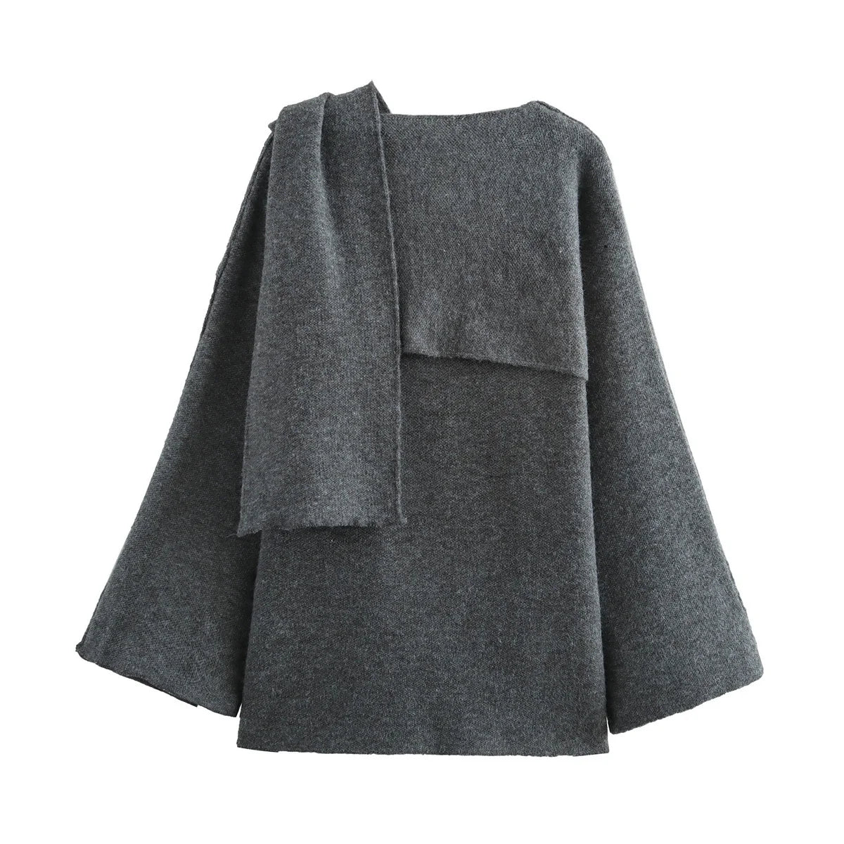 🍒Autumn winter womens fashion chic vintage cape coat long sleeve outerwear woven style smart casual jacket for women No HOPEing for this CAPE Just visit your basket