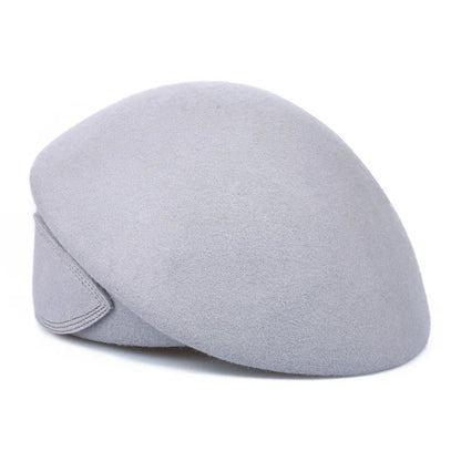 🍒Winter warm beret hats for women female woolen cap adult smart casual painter hats butterfly knot caps buckle cap Adjust Paint A Fashion Picture