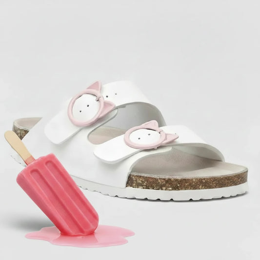 🍒Summer cork sandals sliders for women mixed color  summer footwear beach slippers casual footwear big size available Slide In Style