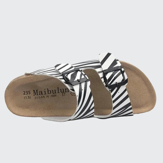 🍒Summer cork sandals sliders for women mixed color  summer footwear beach slippers casual footwear big size available Slide In Style