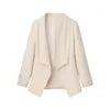 🍒Simple and versatile candy colour clothes lapel long sleeve jacket smart casual wear women spring summer wear Get Saturated In Fashion