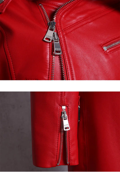 🍒Leather long dresses with side split for women slash neck red black pu outfit long sleeve shoulderless for occasions party wear club wear REDiculously Cool