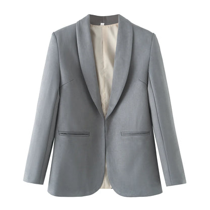 🍒Women's summer clothing elegant commuting jacket flourescent wear style ersatile casual suit jacket smart casual Illuminate In Luminous