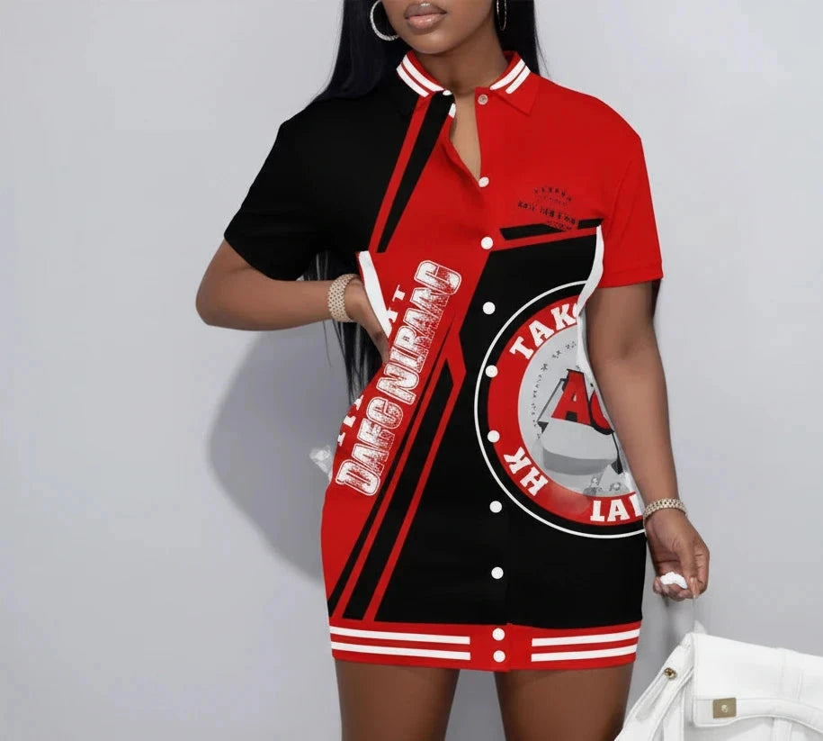🍒American football jersey dress shirt 49 Steeler plus size short outfits limited edition button down long sleeve Jacket dress casual wear women Football Fab Fashion