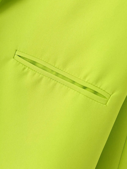 🍒Women's summer clothing elegant commuting jacket flourescent wear style ersatile casual suit jacket smart casual Illuminate In Luminous