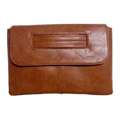 🍒Pu Leather evening bag luxury vintage shoulder crossbody bags party envelope clutch purse retro handbags large capacity fashion simple office ladies euro-america style smart casual accessory Dont Be A CROSSBODY CLUTCH this Quick