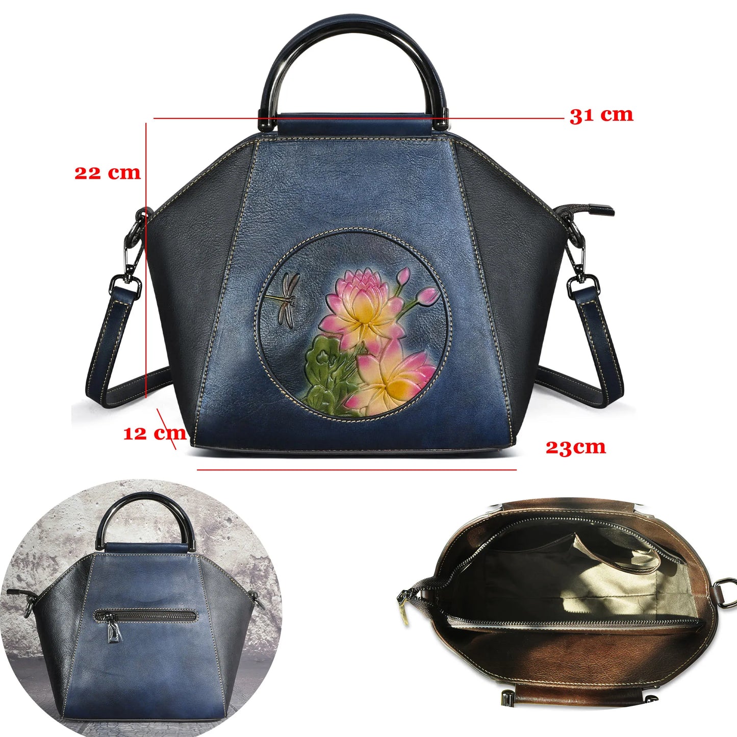 🍒genuine leather designer tote bags for women thick soft real leather luxury designer shopper bags tote purse with zipper grab bag leather silver crossbody bag Shine With Silver style Boast With Browns Back Up With Black