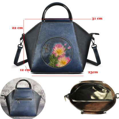 🍒genuine leather designer tote bags for women thick soft real leather luxury designer shopper bags tote purse with zipper grab bag leather silver crossbody bag Shine With Silver style Boast With Browns Back Up With Black