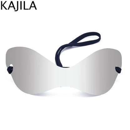 🍒Oversized sunglasses rimless shades unisex sunnies for   women Y2K sports eyeglasses luxury designer shades eyewear trendy party glasses futuristic sunglasses designer Dont RISk losing this for your FUTURe just TICk