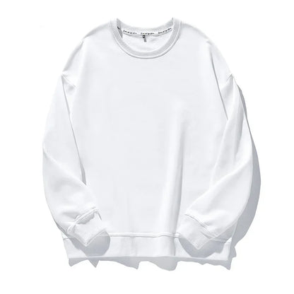 🍒Cotton sweatshirt for women long sleeve knitted pullover loose streetwear fashion quality essential clothing for women casual wear Ease- ssential