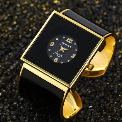 🍒Bangle watch for women casual simple dial stainless steel jewellery wristwatch charming bracelet smart casual quartz watches  Get Watched