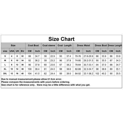 🍒Womens skirt suits work wear clothes business formal two piece office outfits with long jackets and pencil skirts This LONG Is SUITed to your wardrobe and will be SHORTly no SKIRTing around