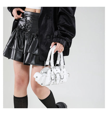 🍒Shoulder & crossbody bag in one solid popularity hot trendy stylish design y2k handbags for women fashion accessories Bag A Beaut Bits-y Bag