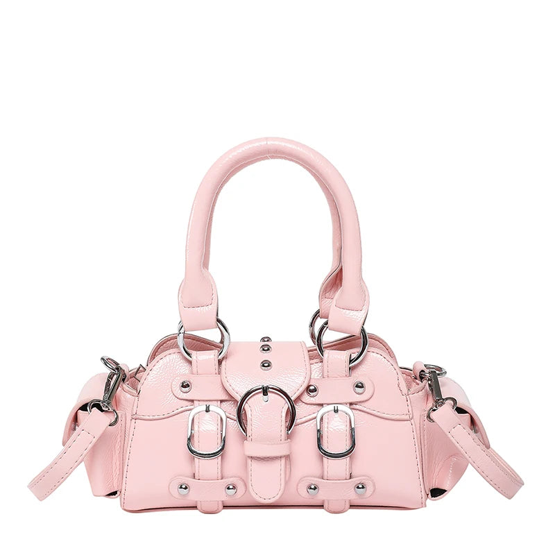 🍒Shoulder & crossbody bag in one solid popularity hot trendy stylish design y2k handbags for women fashion accessories Bag A Beaut Bits-y Bag