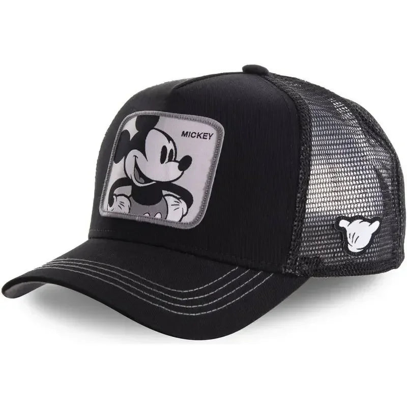 🍒Cartoon baseball cap high quality unisex embroidered patch baseball cap unisex trucker hat mesh hats for women sun hat