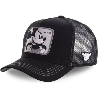 🍒Cartoon baseball cap high quality unisex embroidered patch baseball cap unisex trucker hat mesh hats for women sun hat