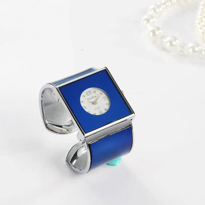 🍒Bangle watch for women casual simple dial stainless steel jewellery wristwatch charming bracelet smart casual quartz watches  Get Watched