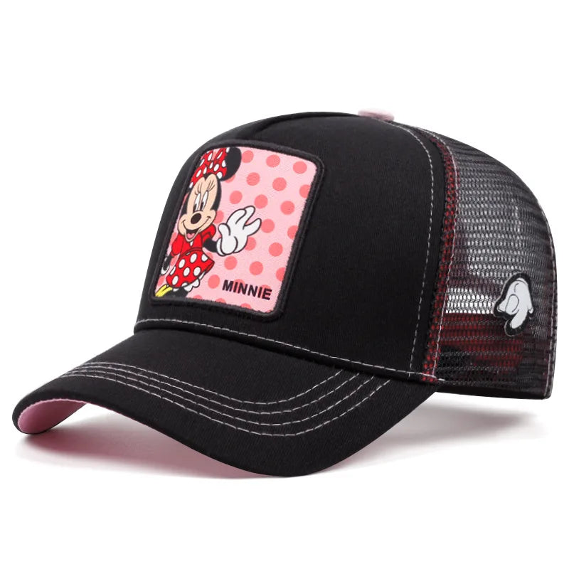 🍒Cartoon baseball cap high quality unisex embroidered patch baseball cap unisex trucker hat mesh hats for women sun hat
