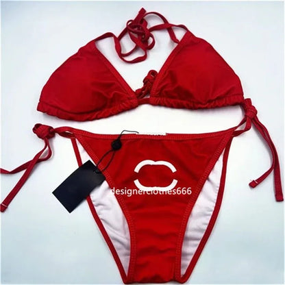 🍒Women's fashion bathing suits with cross back with in built bra one-piece swimsuit solid beachwear Sea Sure Swim Suits