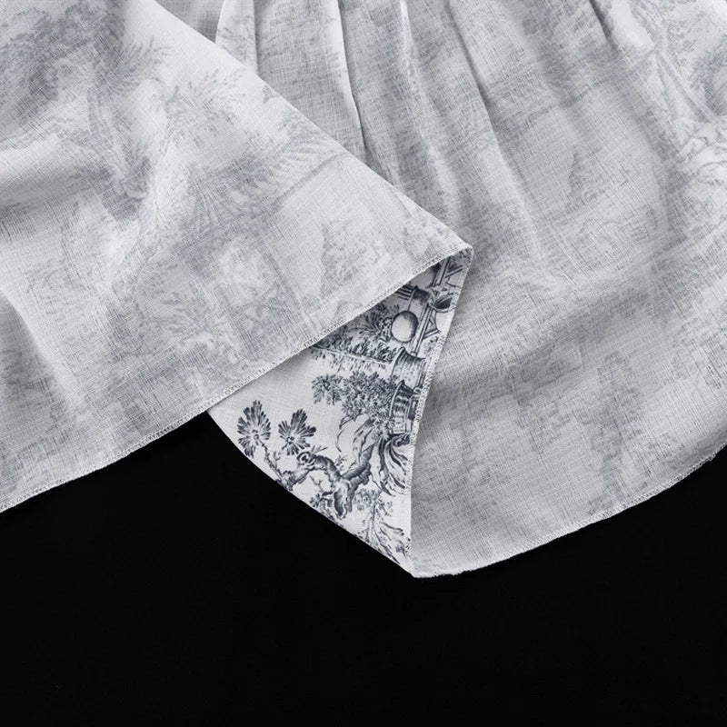 🍒Printed mini dress long sleeve clothes for hot weather o-neck outfit a line flare short china print smart casual female clothes fashion beach party wear holiday wear  Drink Cocktails In Your China