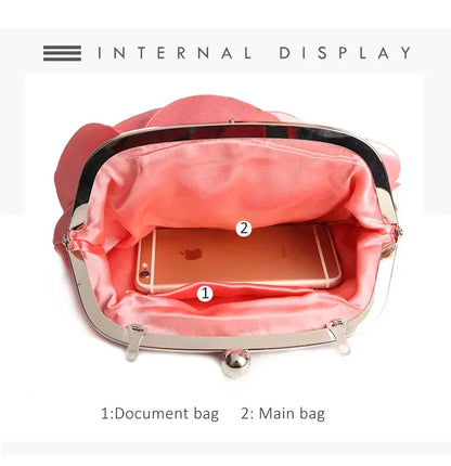 🍒Evening flower bag small bride purse occasion party handbag for  wedding guest floral chain bag ladies clutch Picked For You