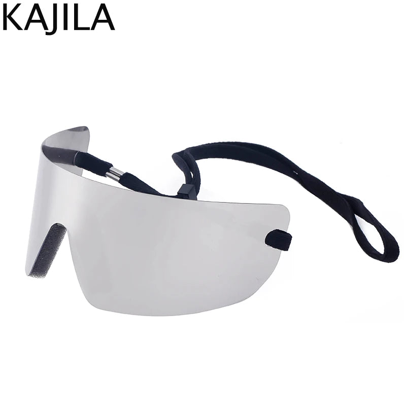 🍒Oversized sunglasses rimless shades unisex sunnies for   women Y2K sports eyeglasses luxury designer shades eyewear trendy party glasses futuristic sunglasses designer Dont RISk losing this for your FUTURe just TICk