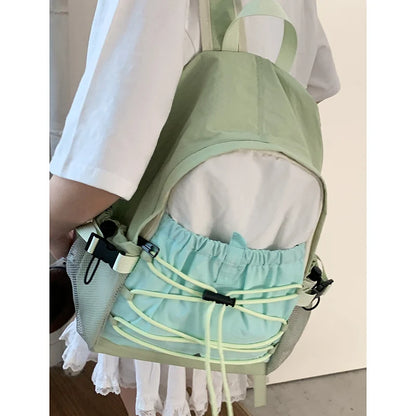 🍒Outdoor backpack for women fashion canvas hiking bag style casual large capacity travel bag student backpacks trendy bags Get This Back Packed